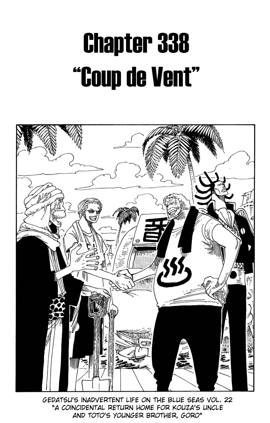 One Piece, Chapter 338 image 01